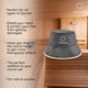 thumbnail image 4 of Gorro para sauna Halsa de lana aislante del calor, unisex, 4 of 6