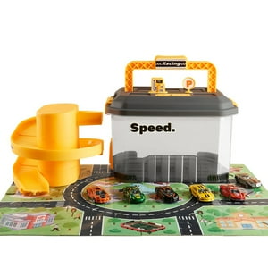 Otuti - Maleta Pista Garage Con 6 Autitos