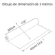 thumbnail image 2 of Lamina Autoadhesiva Esmerilado Empavonado Vidrio #1, 2 of 3