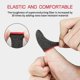 thumbnail image 3 of Juego de 10 fundas para dedos para juegos móviles, fundas para pulgar, resistentes al sudor, transpirables, sin costuras, para pantalla táctil, de fibra plateada, para juegos móviles PUBG., 3 of 7