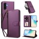 thumbnail image 2 of Funda con Billetera para [Samsung Galaxy A56 5G] con Bolsillo Zipper y Tarjetero Violeta, 2 of 6