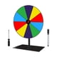 thumbnail image 4 of Rueda de premio giratoria de escritorio colorida, intercambiable, para armar mismo, con base de soporte, para juegos de fiesta, ruleta portátil Base cuadrada de 10 vigas, 4 of 5
