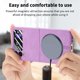 thumbnail image 3 of Magnetic Slim Case for Samsung Galaxy Z Flip 4 with Camera Guard & Anti-Scratch Back Purple, 3 of 6