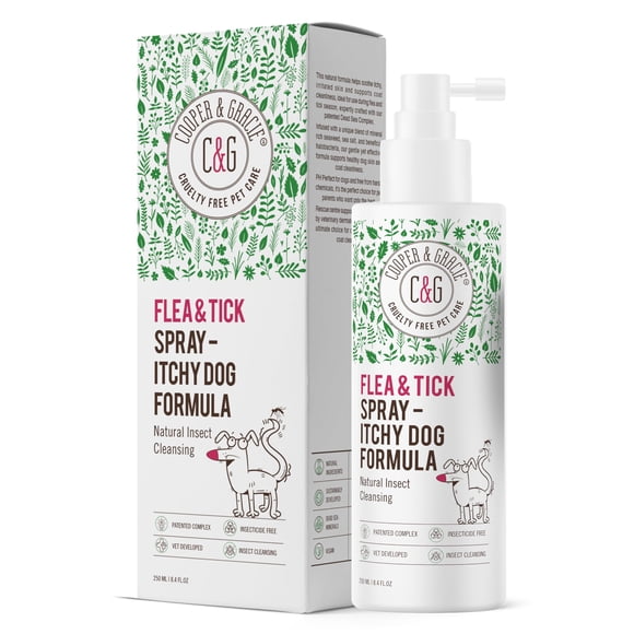 Spray antipulgas y garrapatas C&G Pets 250 ml – Calmante para la piel