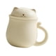 thumbnail image 3 of Taza De Té De Cerámica Lucky Cat Coffee Shop Home Portable 350ml Office Espresso Cup Blanco Cálido, 3 of 3