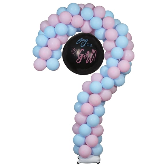 Soporte Metálico de Signo de Interrogación para Globos YALLOVE 200 cm