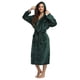 thumbnail image 1 of Bata De Baño Con Capucha Para Mujer De Invierno Grueso Cálido Verde, 1 of 3