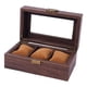 thumbnail image 1 of Reloj Caja De Almacenamiento De Madera A Prueba De Polvo Caja De Joyería De Bloqueo Regalo De Mujer 3 Rejilla, 1 of 3