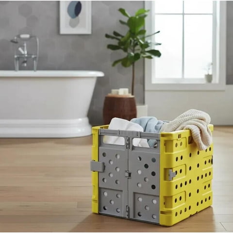 Bianca Home - Canasto Plastico Plegable Multiuso Para Ropa