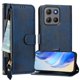 thumbnail image 3 of Funda Billetera Cremallera para Motorola Moto G15 Power con Porta Tarjetas, Soporte y Correa Azul, 3 of 5