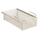 thumbnail image 3 of Organizador de cestas con estante de alambre, cesta extraíble para cajón colgante, decoración versátil, cajón colgante resistente debajo del gabinete Blanco, 3 of 5