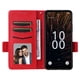 thumbnail image 3 of Funda Cartera para Boost Mobile Celero 5G SC Tapa Flip con Ranuras y Soporte Rojo, 3 of 5