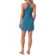thumbnail image 3 of INSPIRE CHIC Camisón de Mujer con Encaje en el Escote en V, Doble Tirante, Tejido Suave y Silueta en Línea A, L Azul Pavo Real, 3 of 6