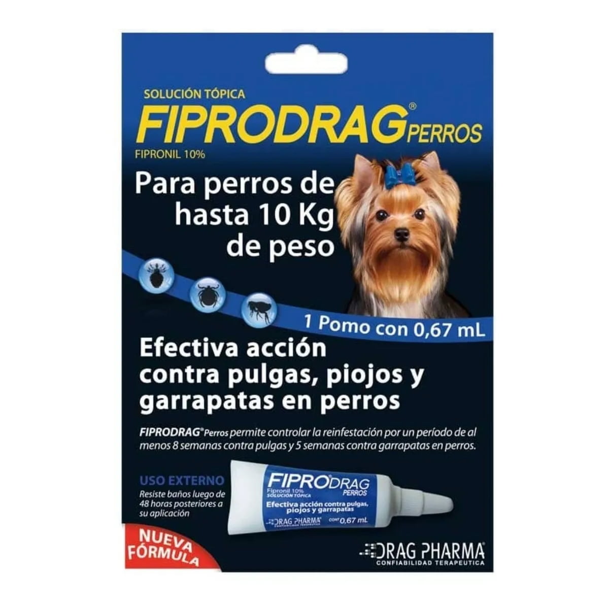 Antiparasitario Externo Pipeta Perro Drag Pharma