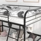 thumbnail image 1 of Metal Twin Loft Bed , Twin Size High Loft Bed Black, 1 of 3