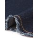 thumbnail image 5 of INSPIRE CHIC Falda de Mezclilla de Cintura Alta para Mujer Falda de Jean de Largo a la Rodilla con Dobladillo Deshilachado y Bolsillos Azul Marino L, 5 of 6