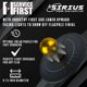 thumbnail image 3 of Luz solar para asta de bandera Service First Sirius, resistente a la intemperie, 3 of 5