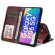 thumbnail image 4 of Funda Billetera para Samsung Galaxy F06 5G con Porta Tarjetas y Soporte Ajustable Marrón, 4 of 5