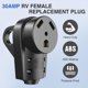 thumbnail image 4 of Enchufe hembra para RV Nilight 30 A 125 V NEMA TT-30R, 4 of 9