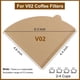 thumbnail image 2 of Filtros de Café Clinuse V02 Cónicos Sin Blanquear Paquete de 200, 2 of 8