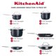 thumbnail image 2 of Juego de utensilios de cocina KitchenAid de inducción anodizado duro, 10 piezas, 2 of 3