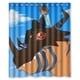 thumbnail image 1 of Cortina de ducha Digimon Adventure, juego de cortina de baño con ganchos, tamaño 60 x 72 pulgadas, 1 of 3