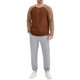thumbnail image 2 of Camiseta de manga larga para hombre con bloques de color casual Raglán T-Shirt L marrón caqui, 2 of 6