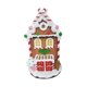 thumbnail image 2 of Figura De Pueblo Navide?o Iluminado, Regalo De Navidad Para Interiores, Festivales, Oficinas, Casas Marrones, 2 of 5