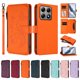 thumbnail image 3 of Funda Cartera Mariposa para [Xiaomi 14T Pro] con Soporte y Cremallera Naranja, 3 of 6