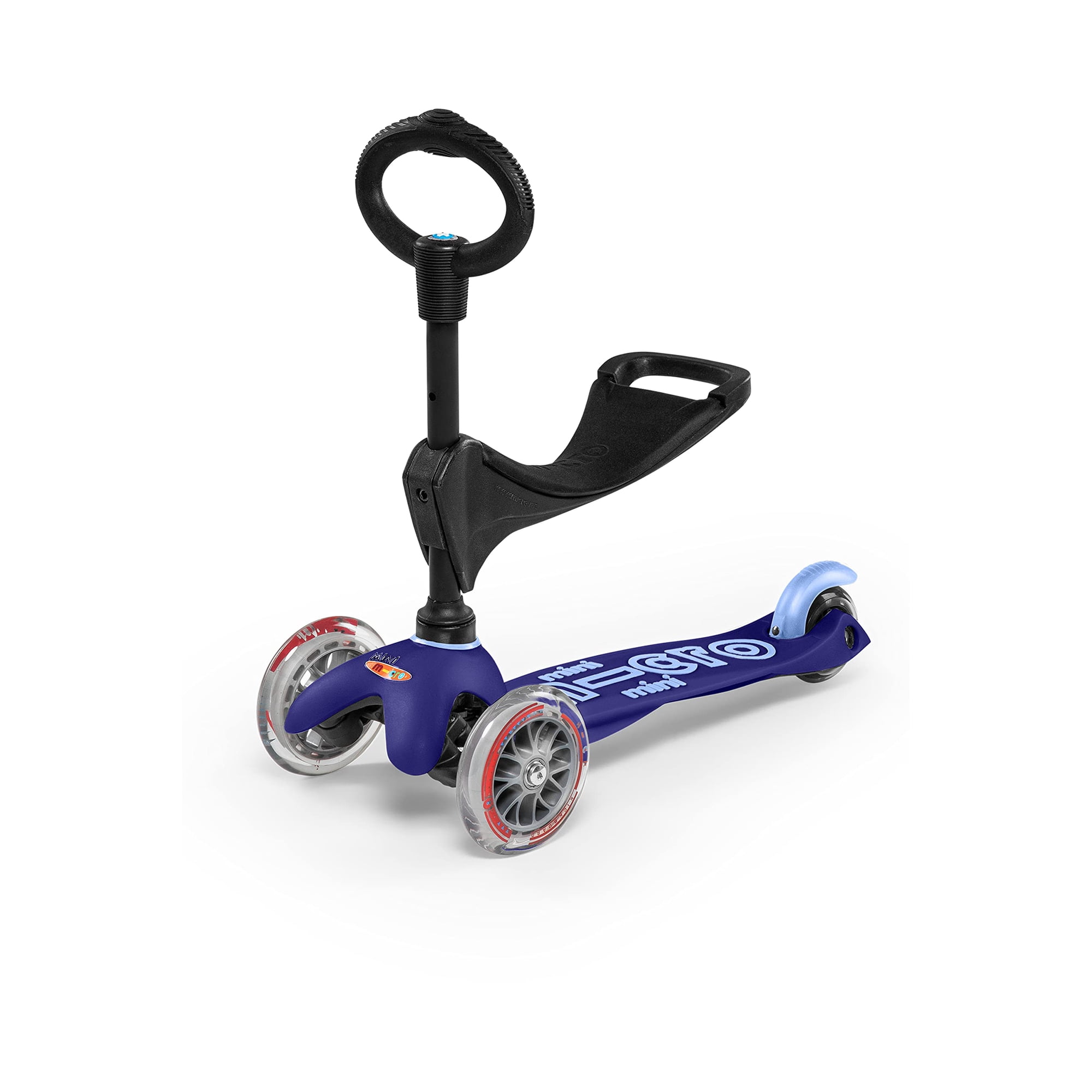 Scooter Micro Mini 3 En 1 Deluxe Para Niños Pequeños, Azul, 1 A 5 Años