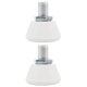 thumbnail image 4 of 2x Patines Top Stopper Patín Bloque De Freno Bloqueador De Pastillas Equipo De Entrenamiento Blanco, 4 of 5