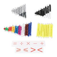 Magideal - Juguete Para Contar Números Montessori, Herramienta De Aprendizaje De Matemáticas, Cálculo, Aprendizaje Numérico, Juguete Cognitivo Para Niños Y Niñas