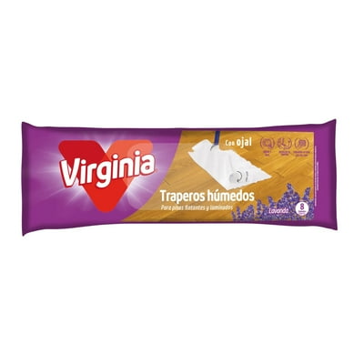 Trapero Húmedo Desinfectante Piso Flotante Lavanda 8 Un Virginia