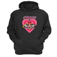 Genérico - Polerón Canguro Niñas Superpoderes Gris Oscuro Talla Xl Unisex