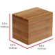 thumbnail image 2 of Caja de recetas Oceanstar de bambú con separador – Natural, 2 of 2