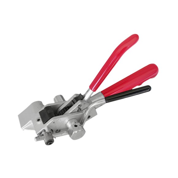 Herramienta para Bandas, Herramientas de Corte, Equipo de Flejado, Alicates para Bandas, Tensor de Bandas de Alta Resistencia para Embalaje de Banda D Rojo