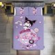 thumbnail image 3 of Kuromi Duvet Cover Set 3 Piece Bedding Set Double Sided Printing Decorative Comforter Cover Set, 3 of 5