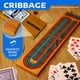 thumbnail image 2 of Set de juego de mesa Cribbage Queensell Classic con almacenamiento, 2 of 9
