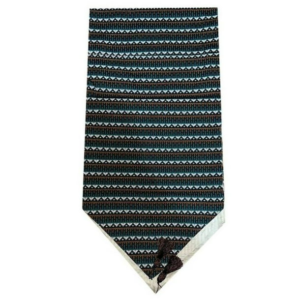 Camino De Mesa Tejido Grueso Textil Etnico 180x35cm