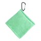 thumbnail image 2 of Toalla De Pelota De Golf Con Clip Accesorios De Golf Portátiles Limpiador De Pelotas De Golf Bolsillo Verde, 2 of 5