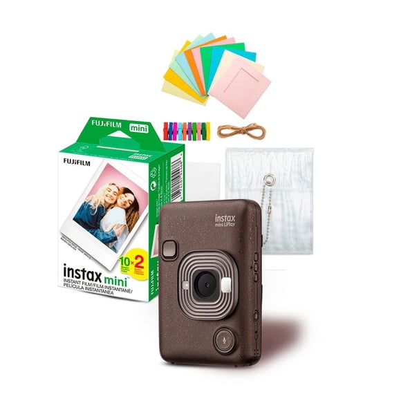 Cámara Fujifilm Instax Mini LiPlay Hybrid Instant Bronze