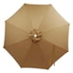 thumbnail image 5 of Sombrilla De Patio De Alta Densidad Para Mesa De Exterior, Para Piscina, Terraza, Patio, Color Caqui, 270 Cm, 5 of 5