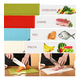 thumbnail image 2 of Tablas Para Picar Con Base Y Colores Indicadores 4 Piezas Fl-02-2 Celeste, 2 of 3
