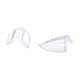 thumbnail image 1 of Cubiertas laterales de las gafas de ojos, TPU flexible Soft 1 par para el trabajo, al aire libre en interiores , Claro, 1 of 5