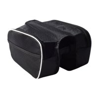 Magideal - Pilandas De Bicicleta Saddle Bag Mountain Road Ciclismo Gran Capacidad Configuración Fácil Fácil Soporte Para Teléfono Bicicleta Carrier De Tubo De Bo