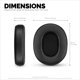 thumbnail image 5 of Almohadillas para auriculares BRAINWAVZ Crusher Evo/Hesh ANC negras, 5 of 9
