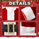 thumbnail image 4 of Disfraz de Halloween dgdgcool de Papá Noel para hombre con 8 piezas, 4 of 7