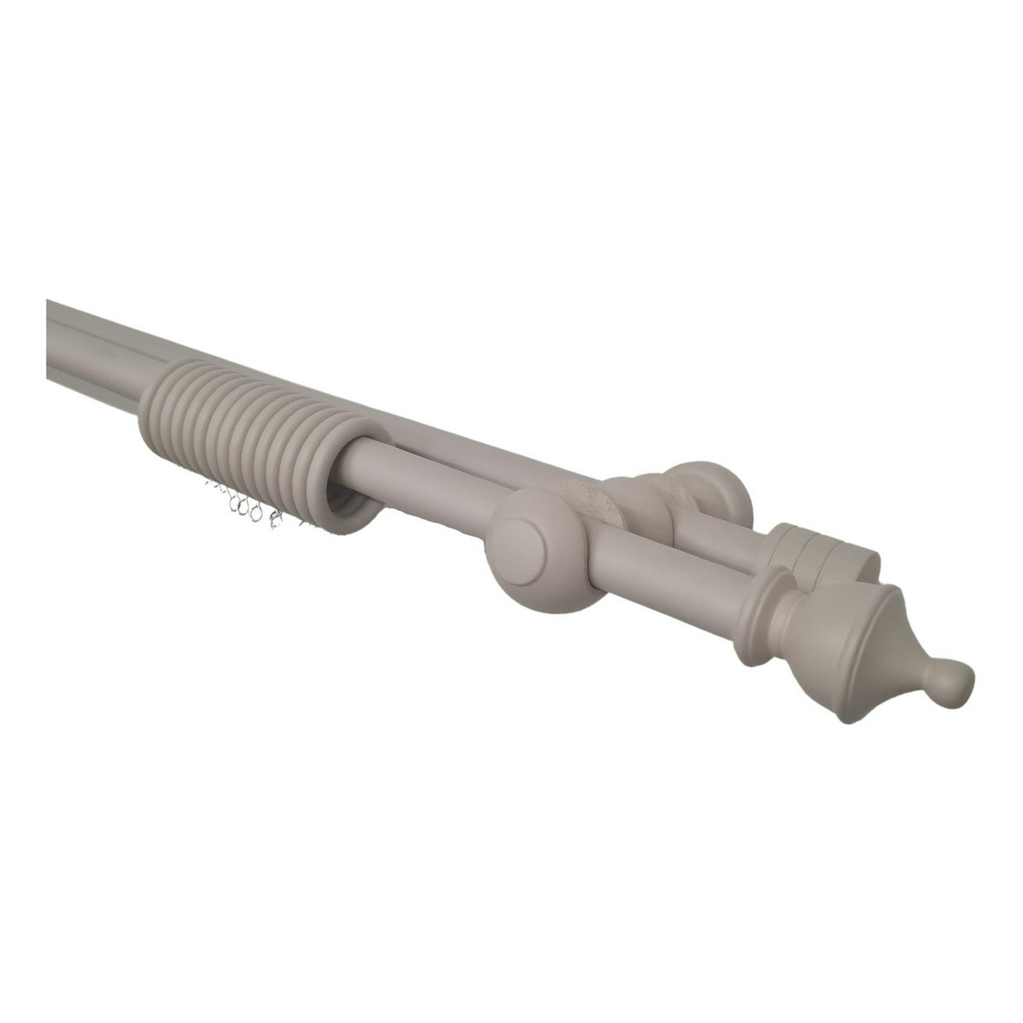 Metalhsa - Set Doble De Madera Color Macchiatto Terminal King X 1.50 Mt