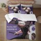 thumbnail image 1 of Kaiju No.8 Face on print Soft Bed Set Lightweight 3 Pieces Bedding Sets for All Season Comforter Set Easy Care, 1 of 5