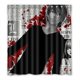 thumbnail image 1 of Cortina de ducha japonesa Death Note, juego de cortina de baño con ganchos, tamaño 66 x 72 pulgadas, 1 of 3